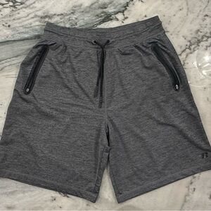 Russell Athletic Charcoal Gray Performance Drawstring Shorts (dri-power 360)